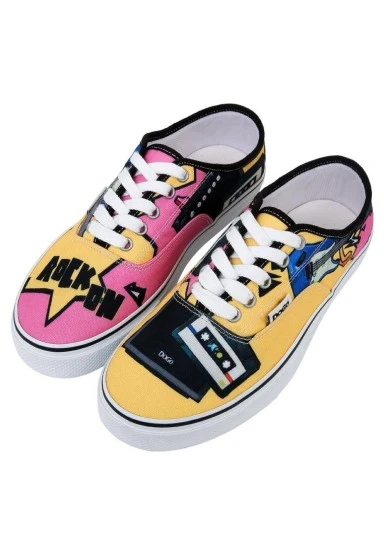 Femme Vegan Multicolore Baskets - Rock On Motif - 