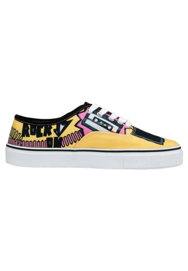 Femme Vegan Multicolore Baskets - Rock On Motif - 