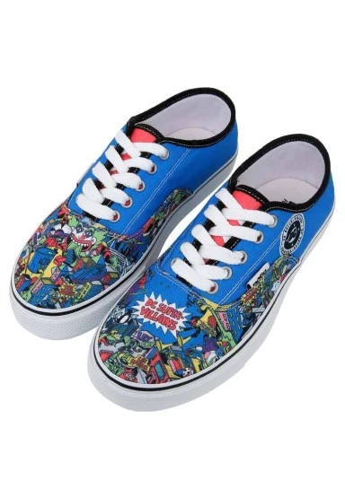 Femme Vegan Multicolore Baskets - Warner Bros DC Villains Motif - 