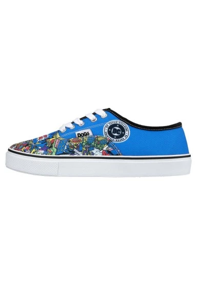 Femme Vegan Multicolore Baskets - Warner Bros DC Villains Motif - 