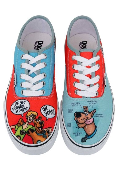 Dogo - Femme Vegan Multicolore Baskets - Warner Bros Hungry Doo Scooby Doo Motif (1)