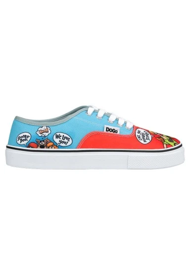 Femme Vegan Multicolore Baskets - Warner Bros Hungry Doo Scooby Doo Motif - 