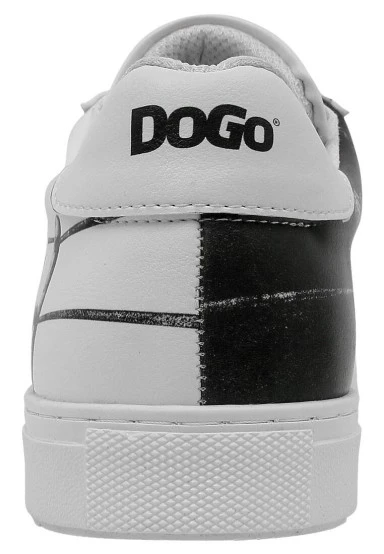 Homme Cuir Vegan Blanc Baskets - Champion Motif - 
