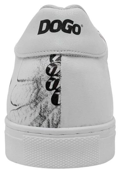 Homme Cuir Vegan Blanc Baskets - Equal Motif - 