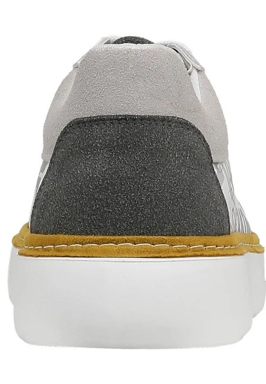 Homme Cuir Vegan Blanc Baskets - Warner Bros Batman Collage Motif - 