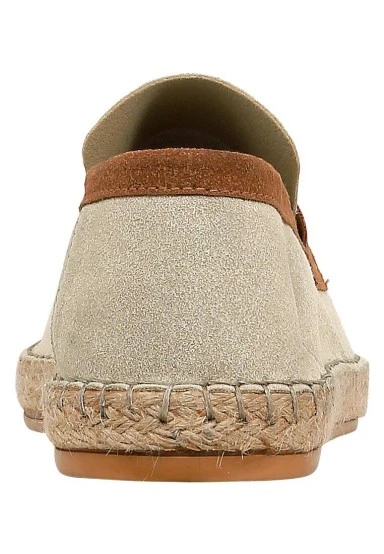 Homme Vegan Crème Espadrilles - Uptown Tigers Motif - 