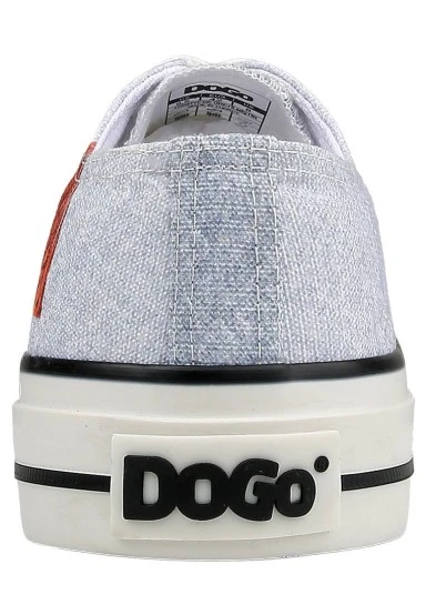 Homme Vegan Gris Baskets - Uptown Tigers Motif - 