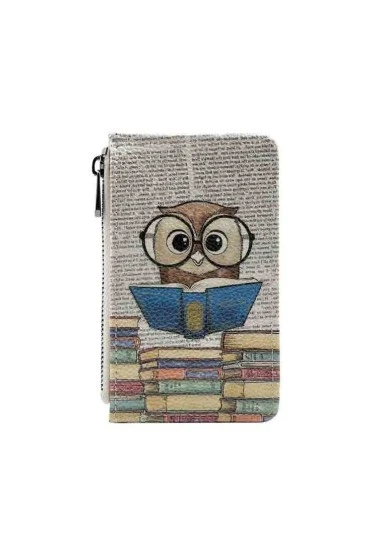 Kadın Çok Renkli Cüzdan - The Wise Owl Tasarım - 