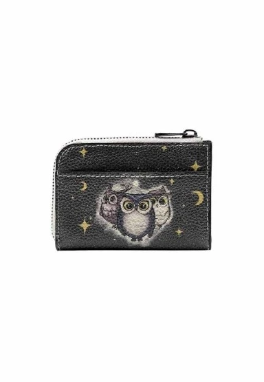 Kadın Lacivert Cüzdan - Owls Family Tasarım - 