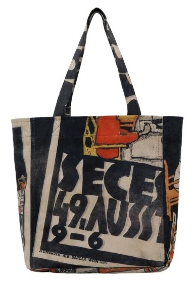 Kadın Vegan Çok Renkli Large Tote Bag - Supper Tasarım - 