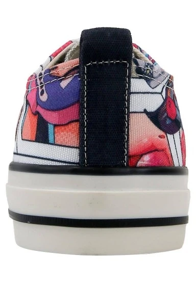 Kadın Vegan Çok Renkli Sneakers - Lollipop Riot Tasarım - 