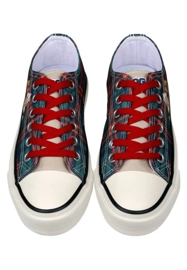 Kadın Vegan Çok Renkli Sneakers - Teddy Bear Tasarım - 