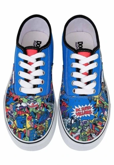 Kadın Vegan Çok Renkli Sneakers - Warner Bros DC Villains Tasarım - 