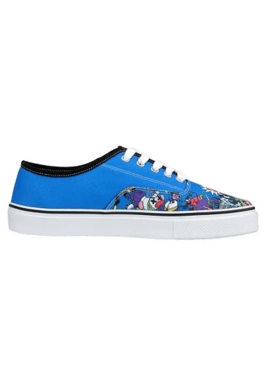 Kadın Vegan Çok Renkli Sneakers - Warner Bros DC Villains Tasarım - 