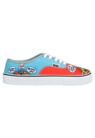 Kadın Vegan Çok Renkli Sneakers - Warner Bros Hungry Doo Scooby Doo Tasarım - 