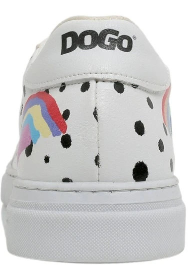 Kadın Vegan Deri Beyaz Günlük Sneakers - More Self Love Tasarım - 