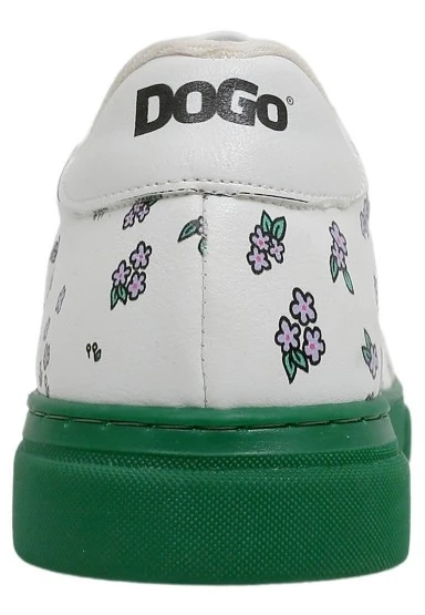 Kadın Vegan Deri Beyaz Günlük Sneakers - Life Goes On Tasarım - 
