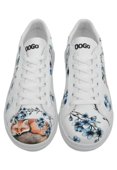 Kadın Vegan Deri Beyaz Günlük Sneakers - Stay Clever Tasarım - 