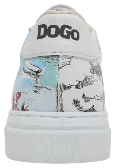 Kadın Vegan Deri Beyaz Sneakers - Lago di Como Tasarım - 