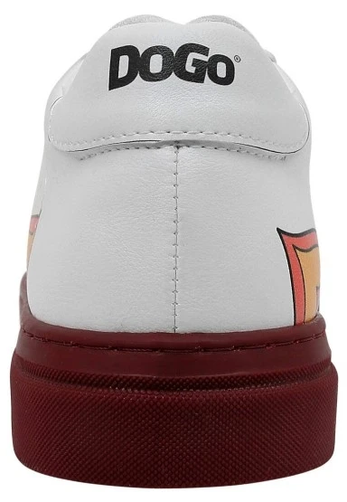 Kadın Vegan Deri Beyaz Sneakers - India Tasarım - 