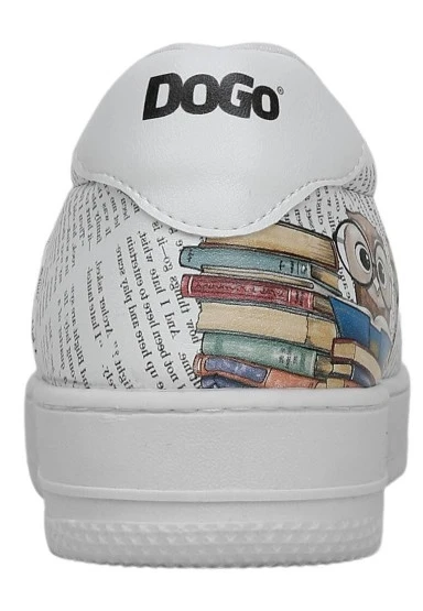 Kadın Vegan Deri Beyaz Sneakers - The Wise Owl Tasarım - 