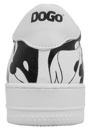 Kadın Vegan Deri Beyaz Sneakers - Flowing Orca Tasarım - 