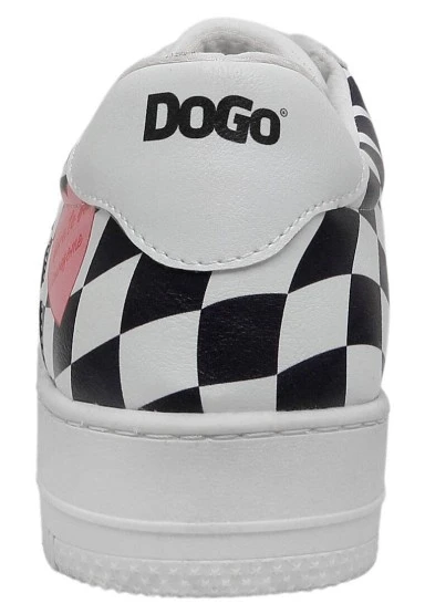 Kadın Vegan Deri Beyaz Sneakers - Born to be Awesome Tasarım - 