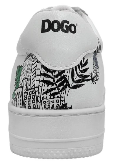 Kadın Vegan Deri Beyaz Sneakers - Fragile Tasarım - 