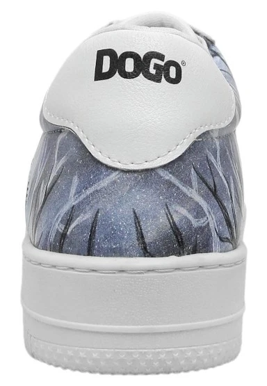 Kadın Vegan Deri Beyaz Sneakers - The Night is Dark Tasarım - 