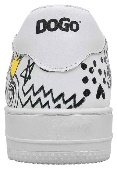 Kadın Vegan Deri Beyaz Sneakers - Icon Tasarım - 