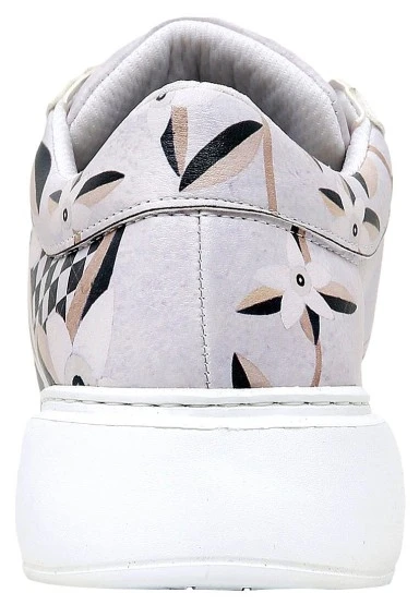 Kadın Vegan Deri Beyaz Sneakers - Bloom and Grow Tasarım - 