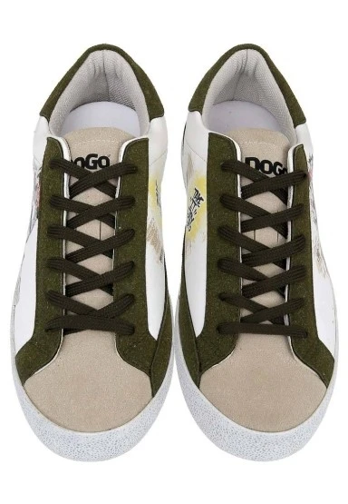 Kadın Vegan Deri Beyaz Sneakers - Apollo Tasarım - 
