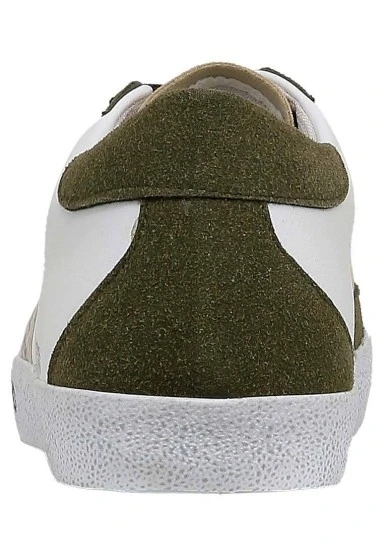 Kadın Vegan Deri Beyaz Sneakers - Apollo Tasarım - 