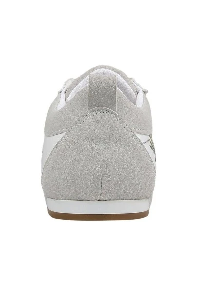 Kadın Vegan Deri Beyaz Sneakers - Botanical Notes Tasarım - 