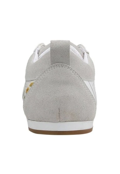 Kadın Vegan Deri Beyaz Sneakers - Botanical Notes Tasarım - 