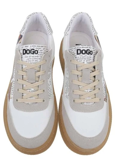 Kadın Vegan Deri Beyaz Sneakers - The Wise Owl Tasarım - 