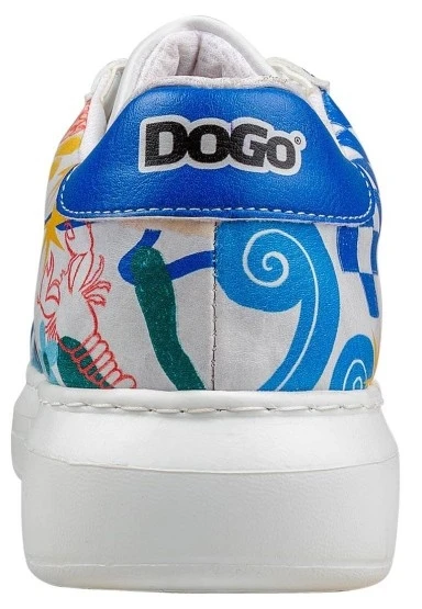 Kadın Vegan Deri Beyaz Sneakers - Azur Tasarım - 