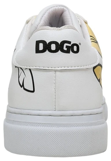 Kadın Vegan Deri Beyaz Sneakers - Warner Bros Tweety Feeling Happy Tasarım - 