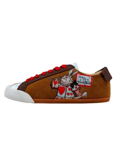 Kadın Vegan Deri Çok Renkli Sneakers - Alice in Nowhere Tasarım - 