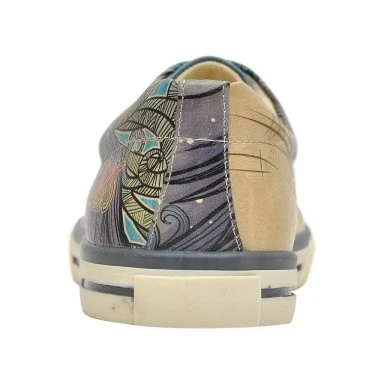 Kadın Vegan Deri Çok Renkli Sneakers - I Believe In Unicorns Tasarım - 
