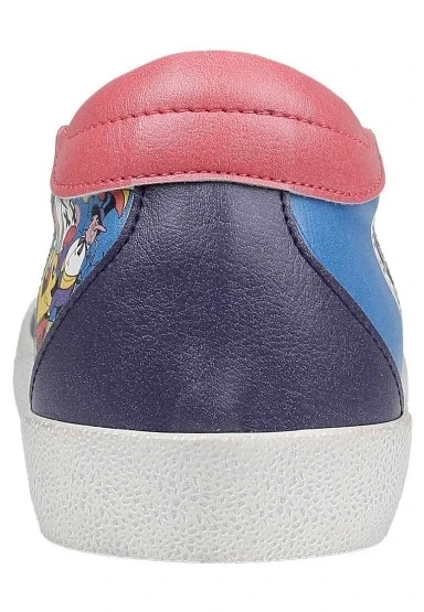 Kadın Vegan Deri Çok Renkli Sneakers - Warner Bros DC Villains Tasarım - 