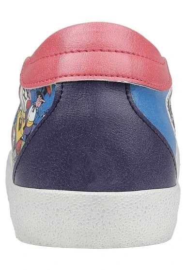 Kadın Vegan Deri Çok Renkli Sneakers - Warner Bros DC Villains Tasarım - 