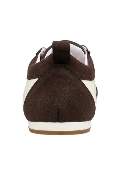 Kadın Vegan Deri Krem Sneakers - Warner Bros Looney Tunes Tom & Jerry Tasarım - 