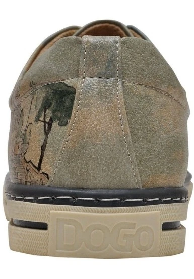 Kadın Vegan Deri Mavi Sneakers - All Roads Lead to Rome Tasarım - 