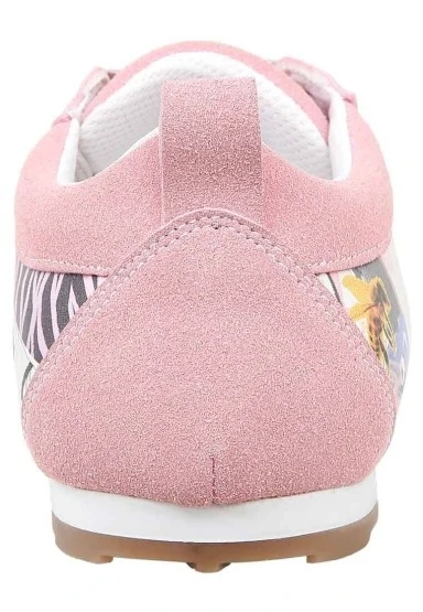 Kadın Vegan Deri Pembe Sneakers - Minimal Crisis Tasarım - 
