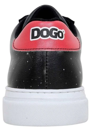 Kadın Vegan Deri Siyah Sneakers - Paws on Taksim Tasarım - 