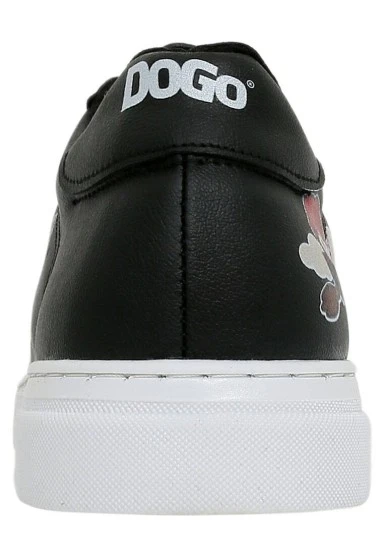 Kadın Vegan Deri Siyah Sneakers - Warner Bros Friends Till Eternity Harry Potter Tasarım - 