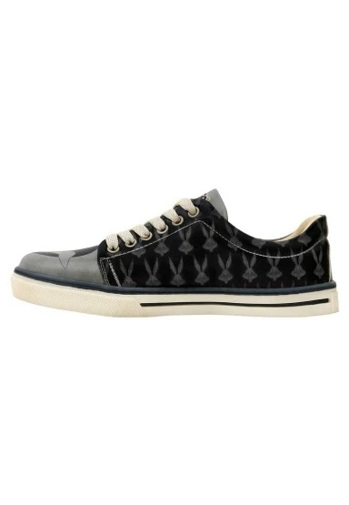 Kadın Vegan Deri Siyah Sneakers - Warner Bros Bugs Bunny Playful Bugs Tasarım - 