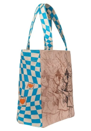Kadın Vegan Kahverengi Large Tote Bag - Alice in Nowhere Tasarım - 