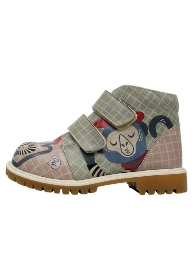 Kids Vegan Leather Multicolor Boots - Bonjour Mon Chéri Design - 